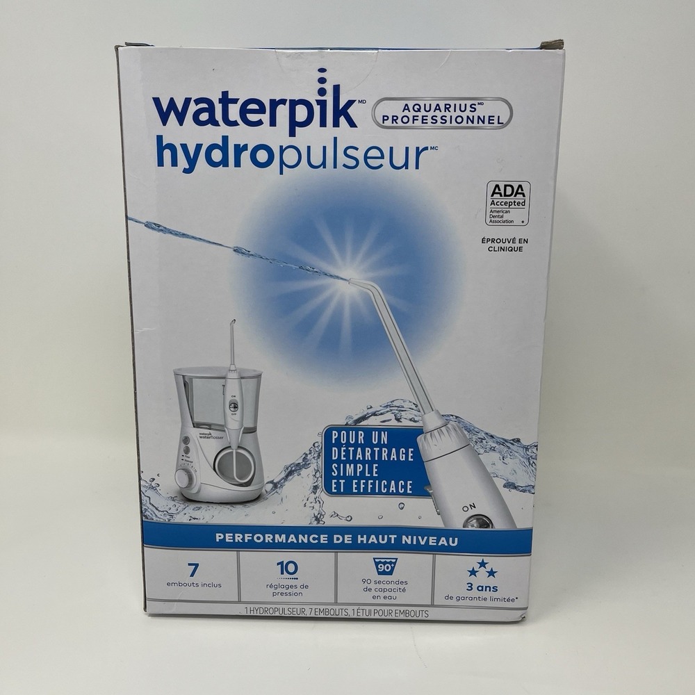 Waterpik Aquarius Professional Water Flosser WP-670C White Dental Oral Care NIB